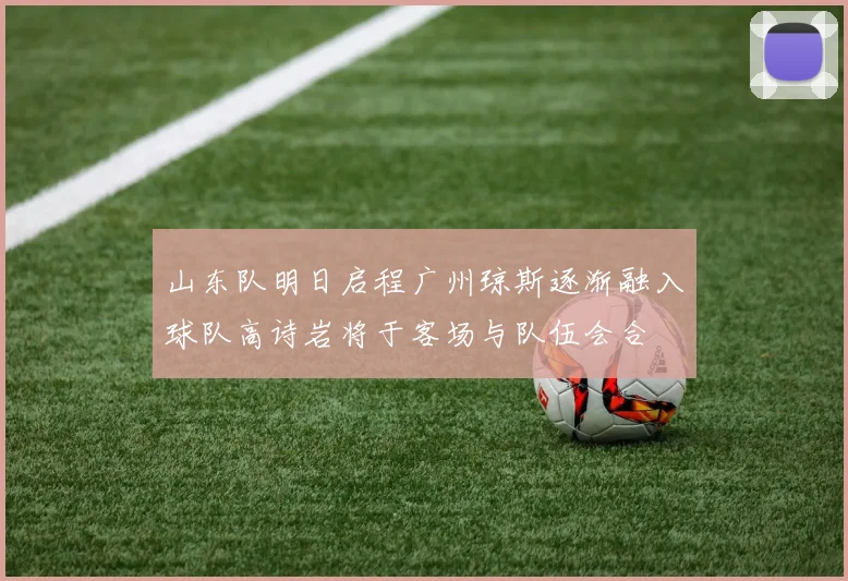 山东队明日启程广州琼斯逐渐融入球队高诗岩将于客场与队伍会合